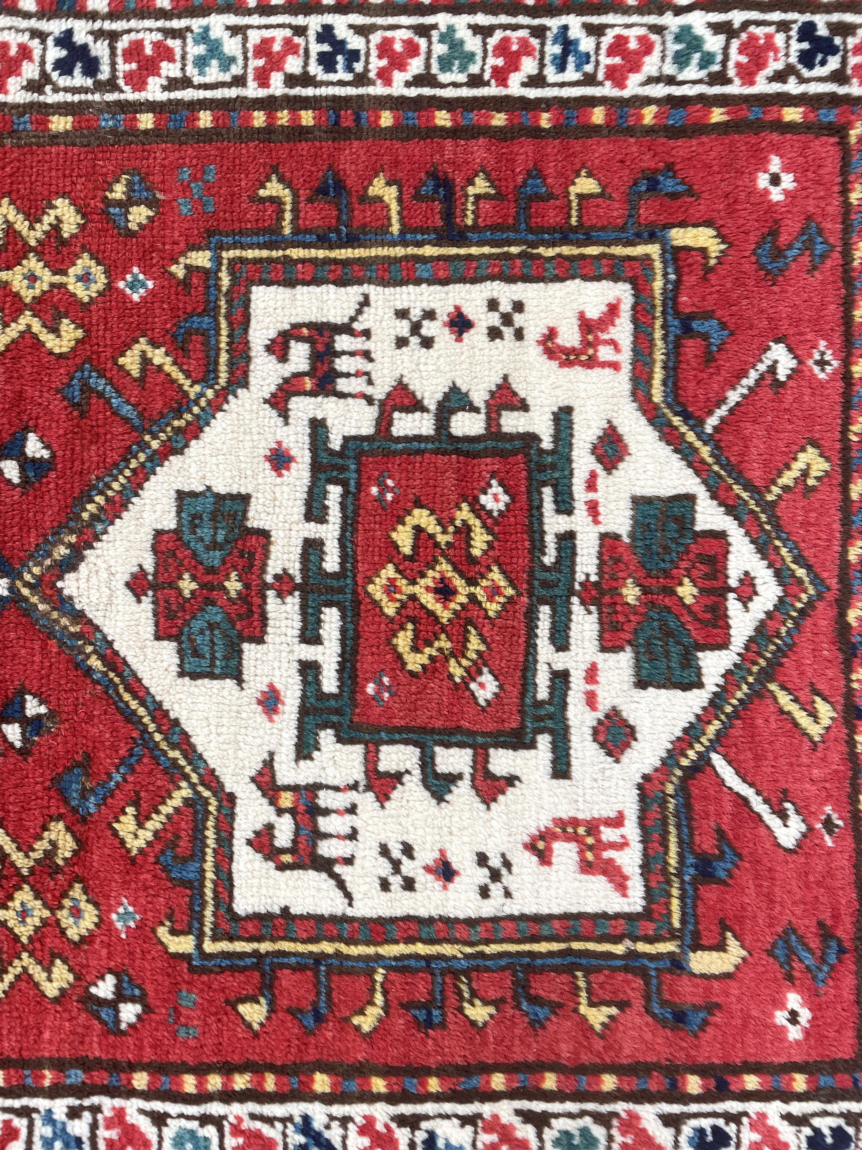 Tappeto Kazak, Caucaso, circa 1900, 175x100 cm ca.