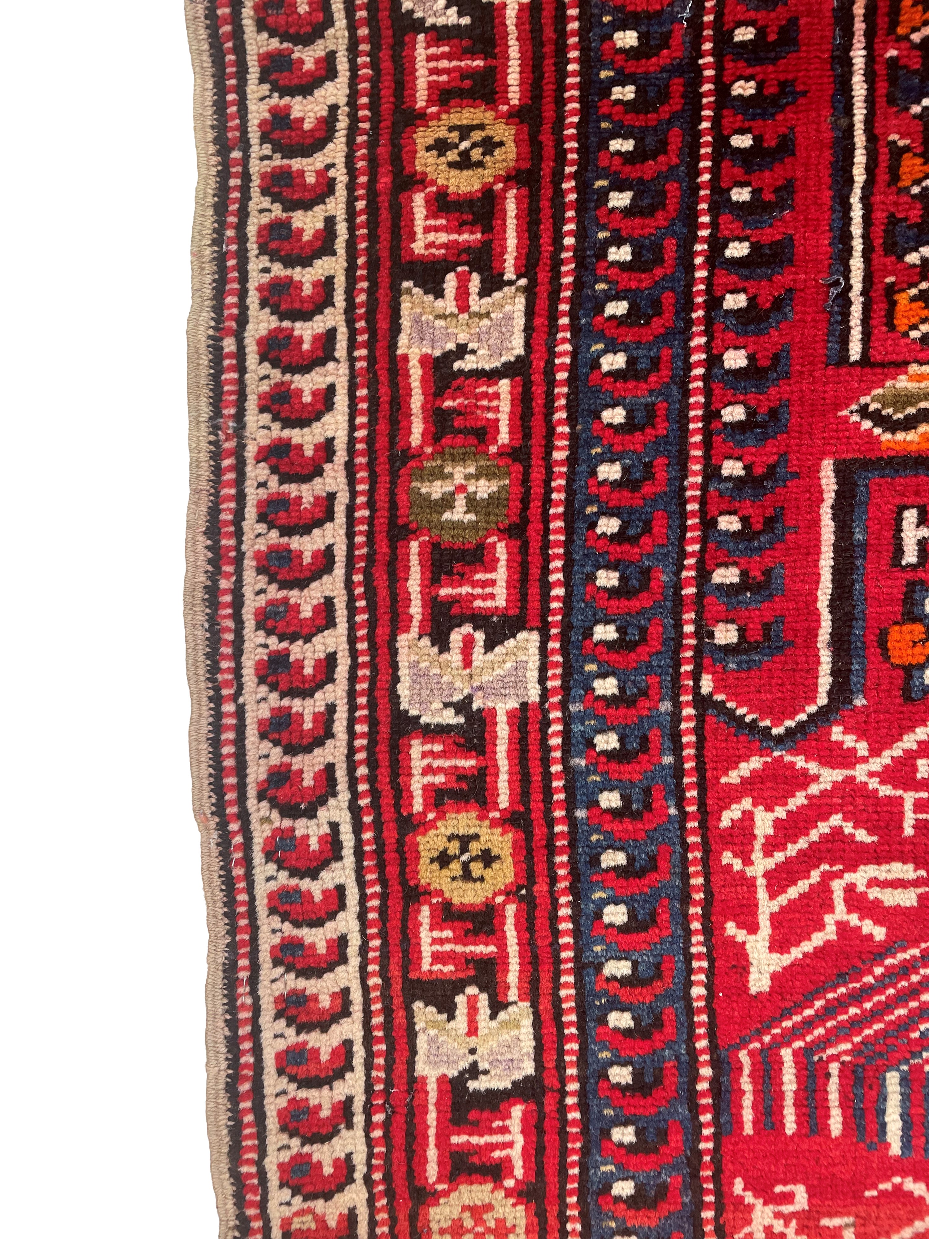Tappeto in stile Kula (Anatolia occidentale), inizio XX secolo, 150 x 104 cm ca.