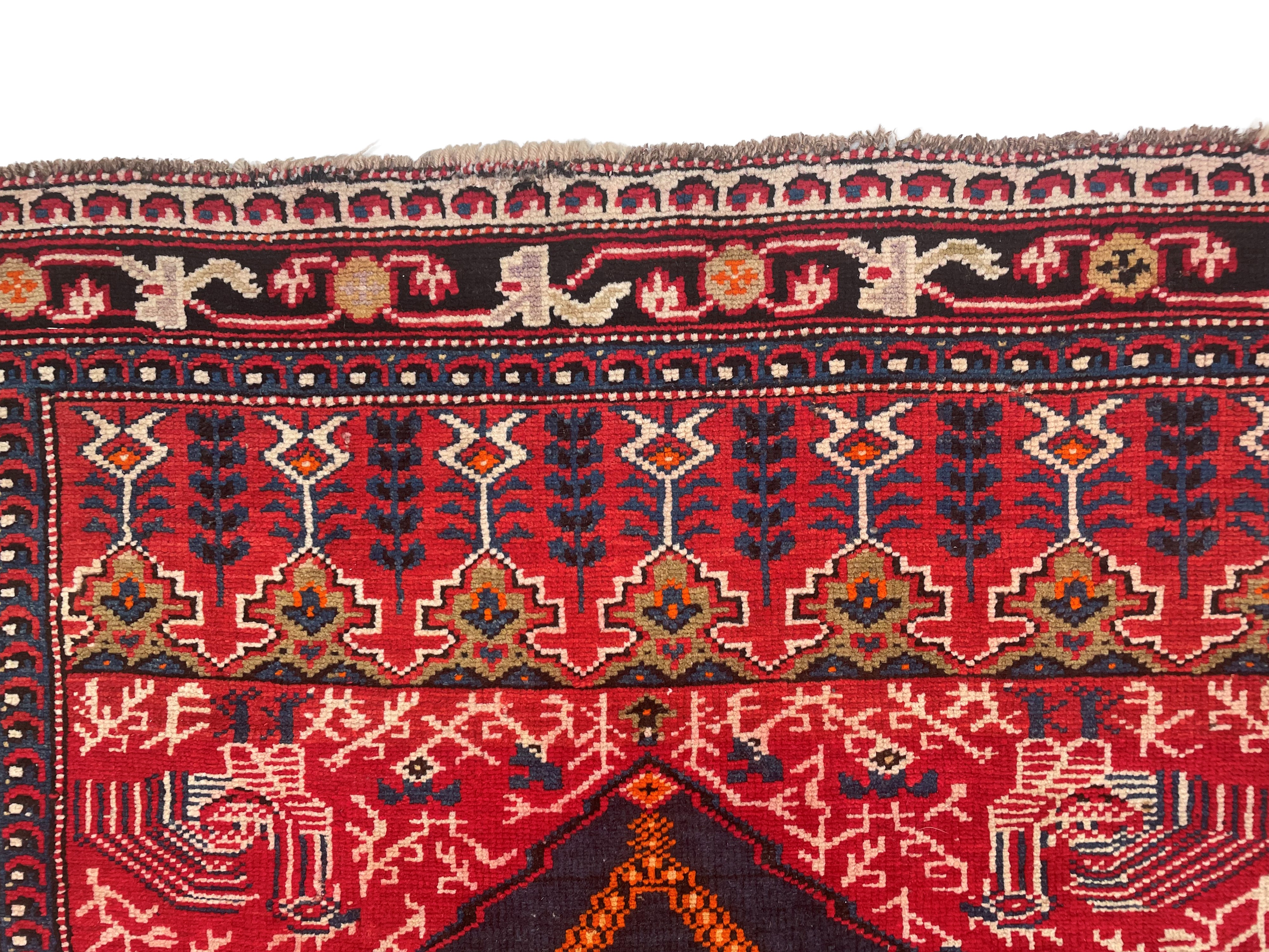 Tappeto in stile Kula (Anatolia occidentale), inizio XX secolo, 150 x 104 cm ca.