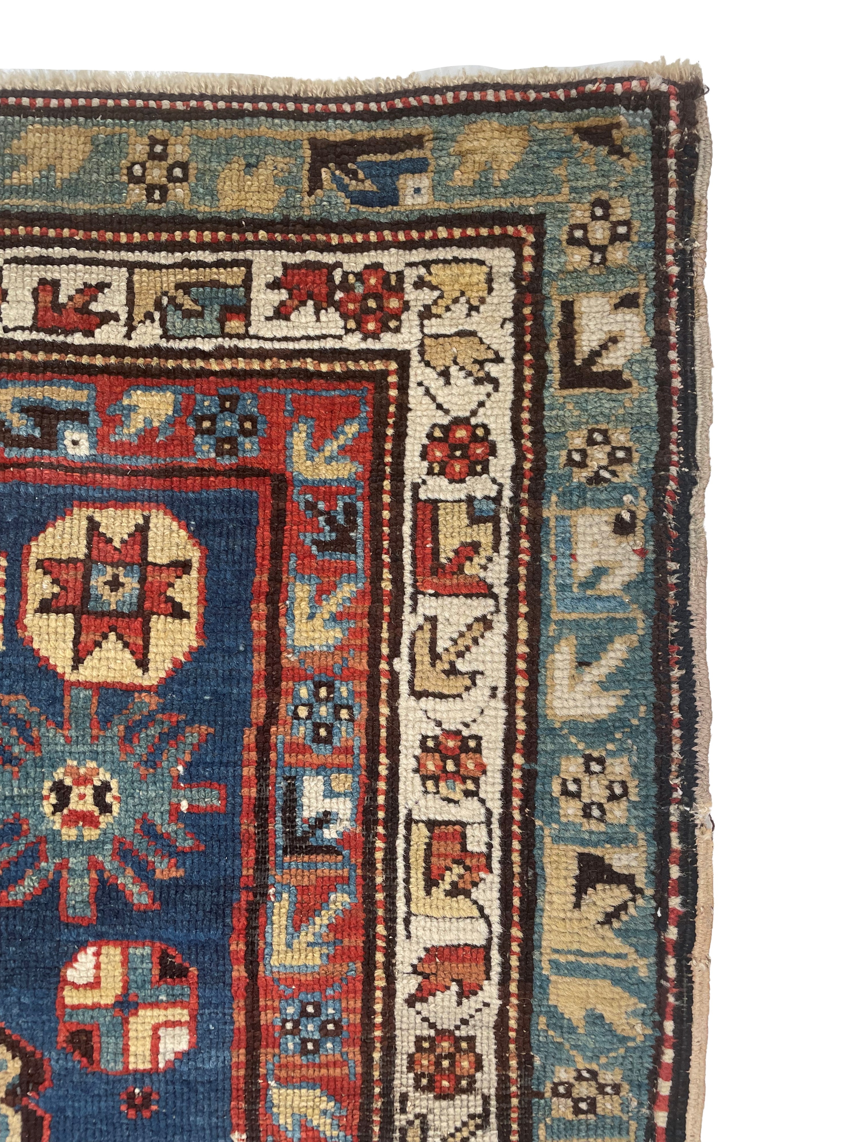 Tappeto Khila del Caucaso, fine XIX secolo