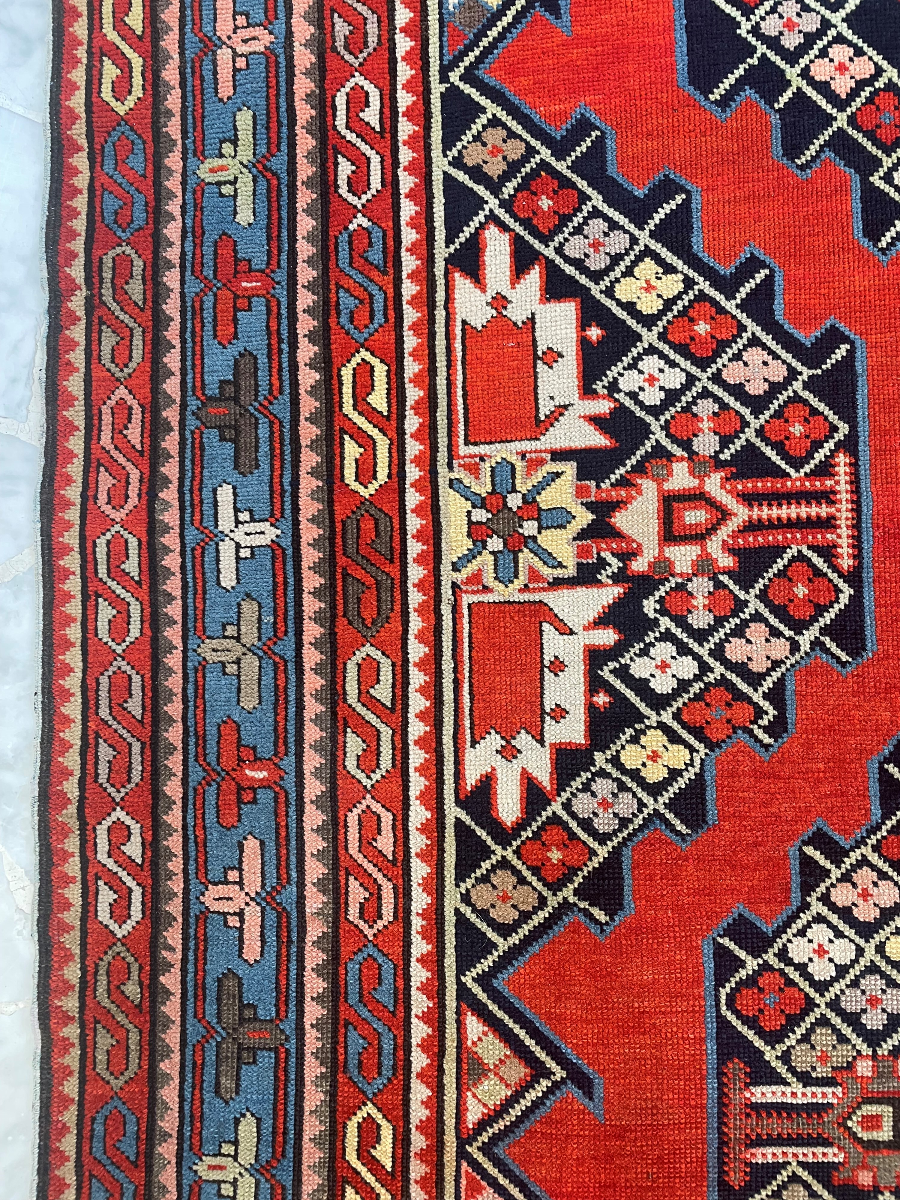 Tappeto Karabagh, Caucaso, circa 1900