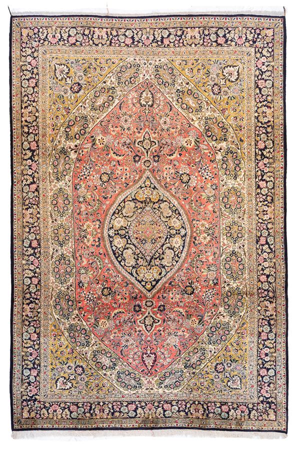 Qum silk rug. Persia