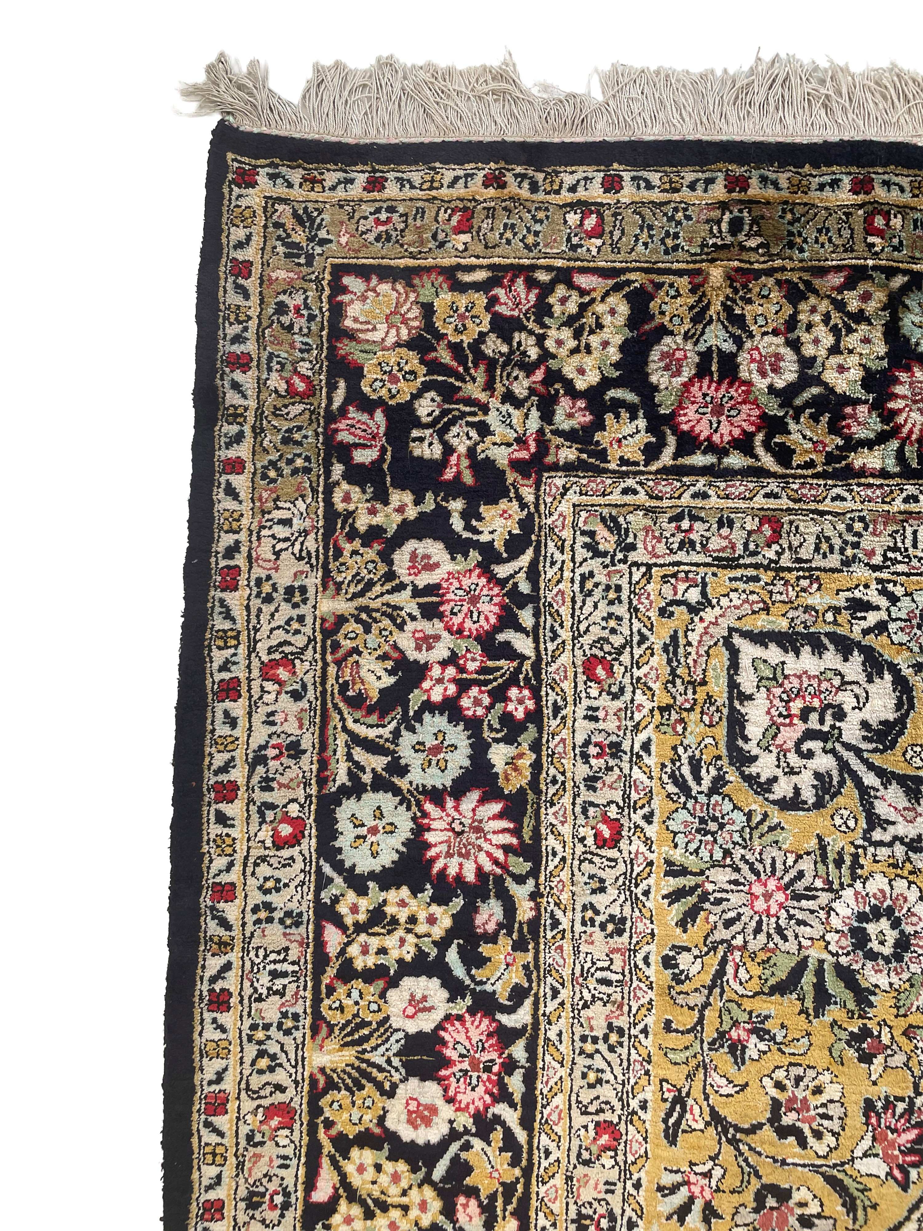 Tappeto Qum in seta, Persia, metà XX secolo
