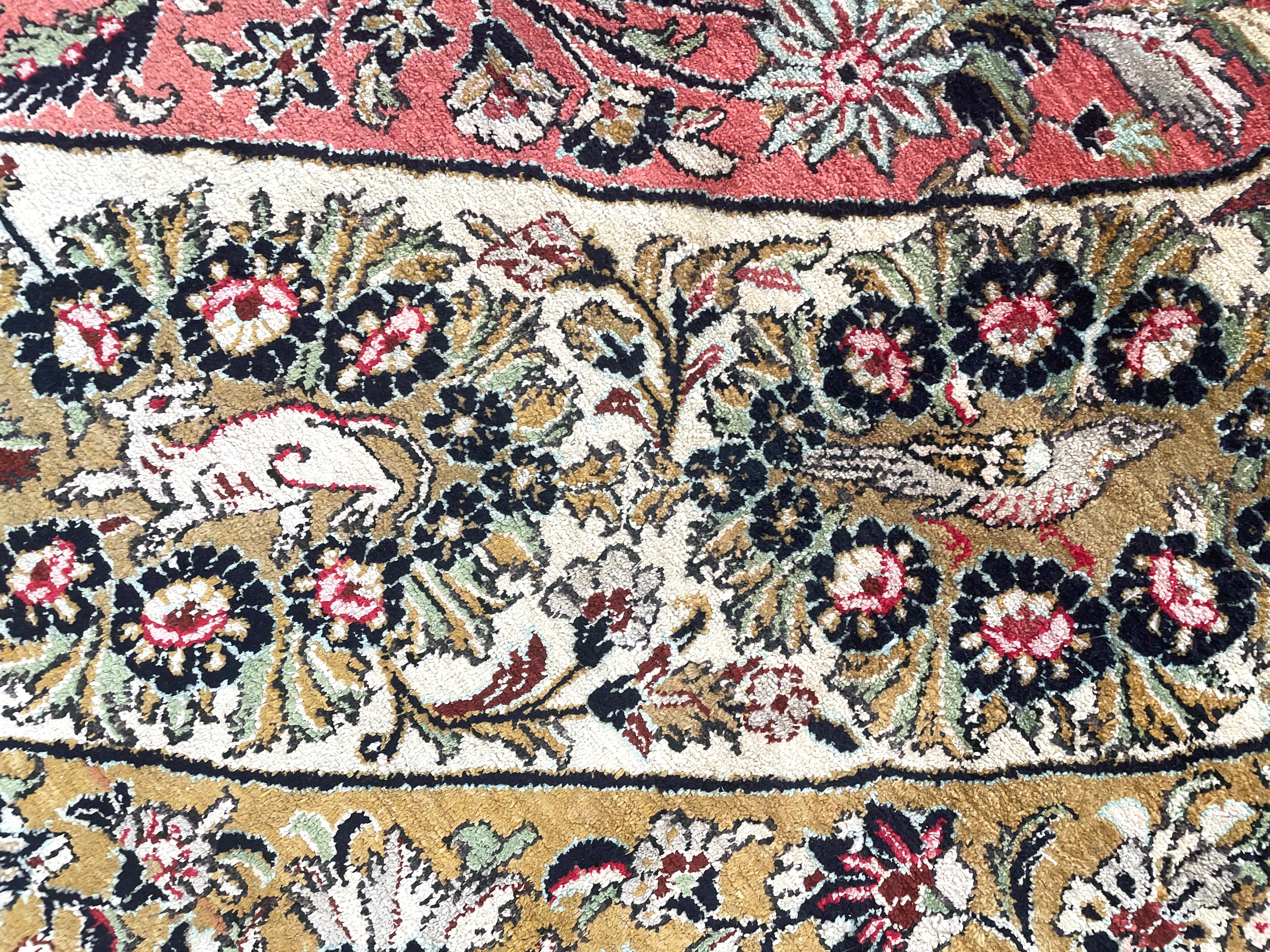 Tappeto Qum in seta, Persia, metà XX secolo