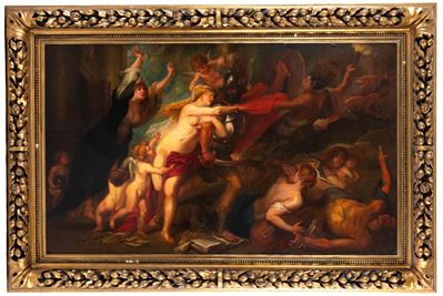 Dipinto "conseguenze della Guerra"