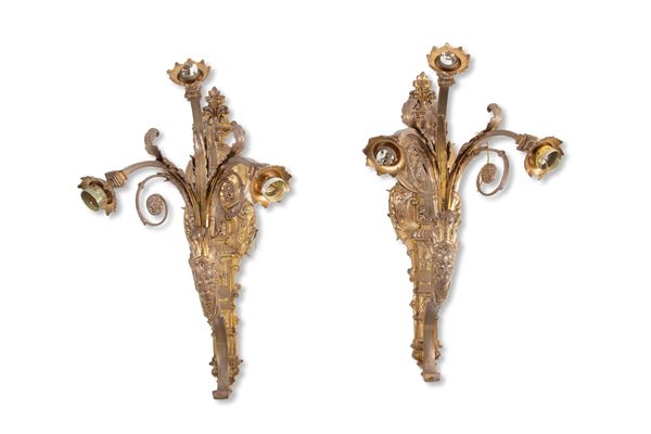 Pair of wall lamps