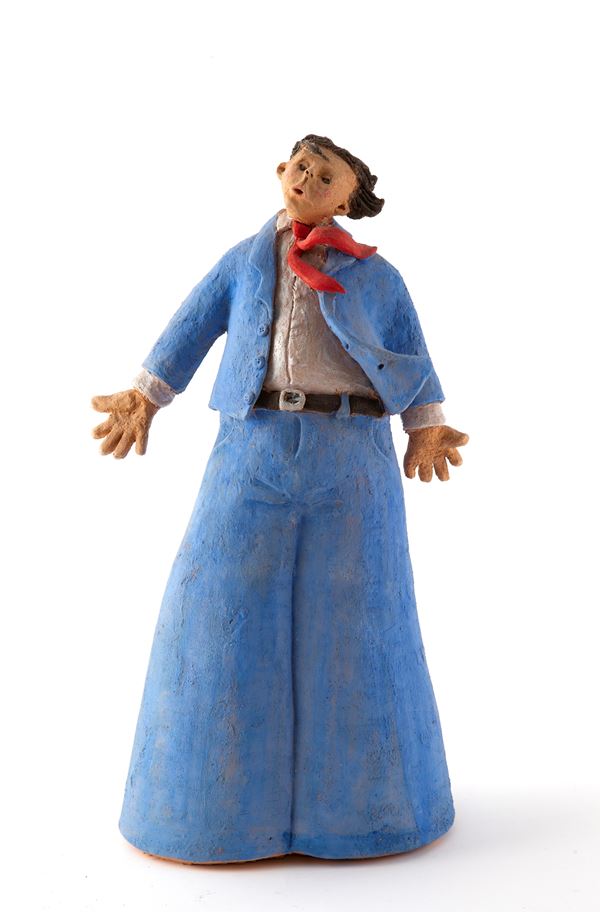 ROBERTA  MORESCO - Sculpture "PETER THE DREAMER"
