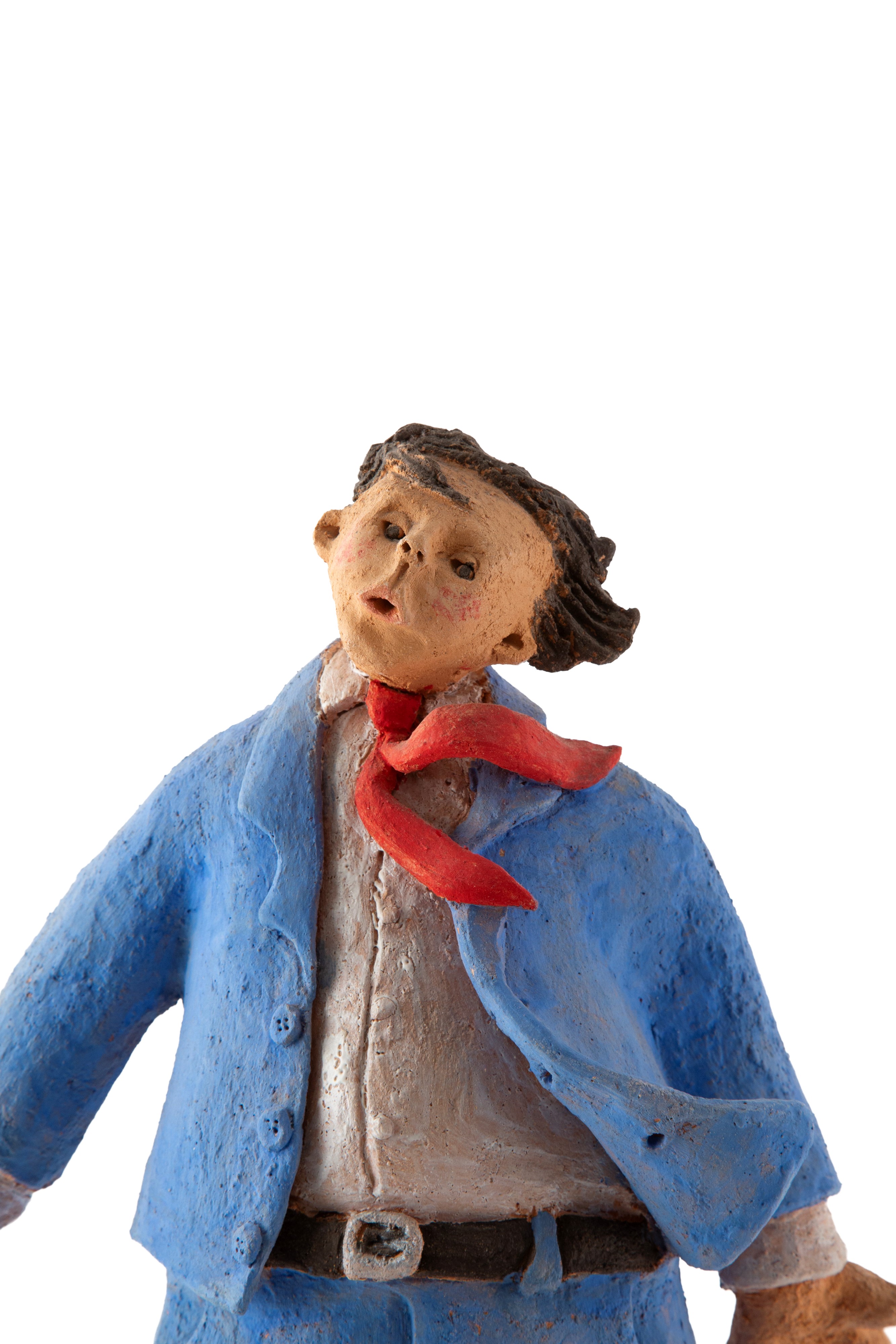 Roberta Moresco - Peter il Sognatore (scultura in terracotta)
