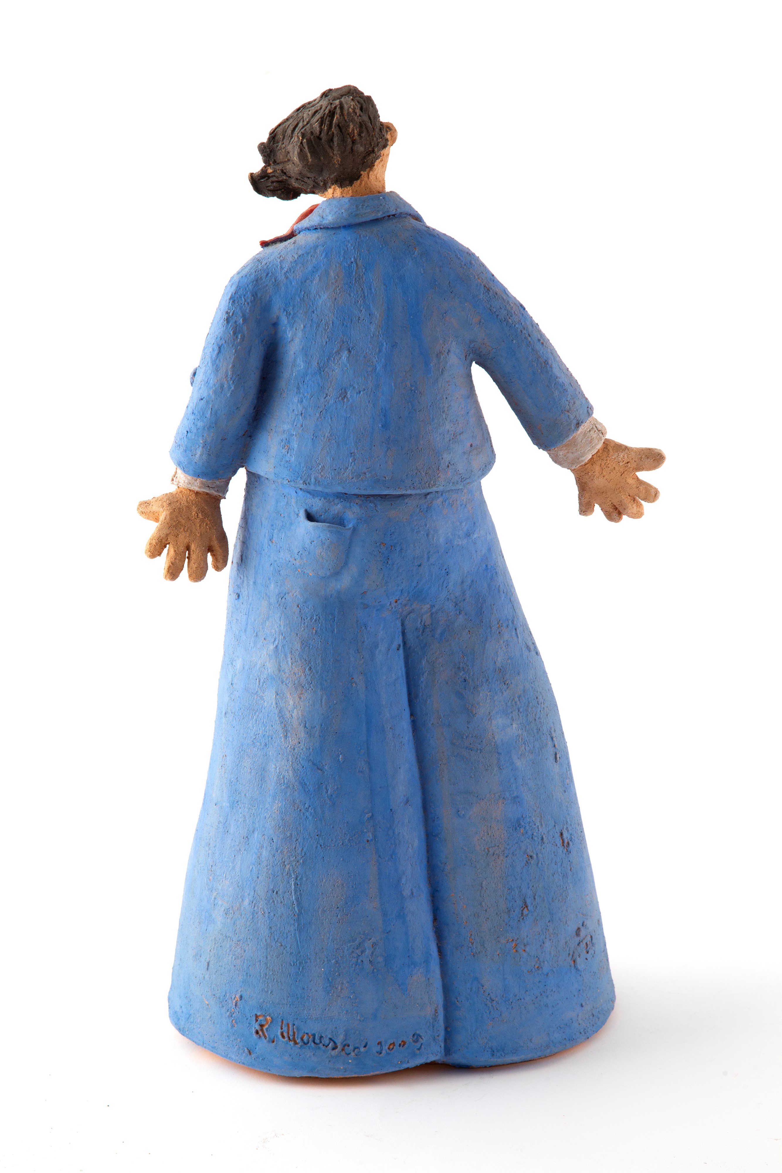 Roberta Moresco - Peter il Sognatore (scultura in terracotta)