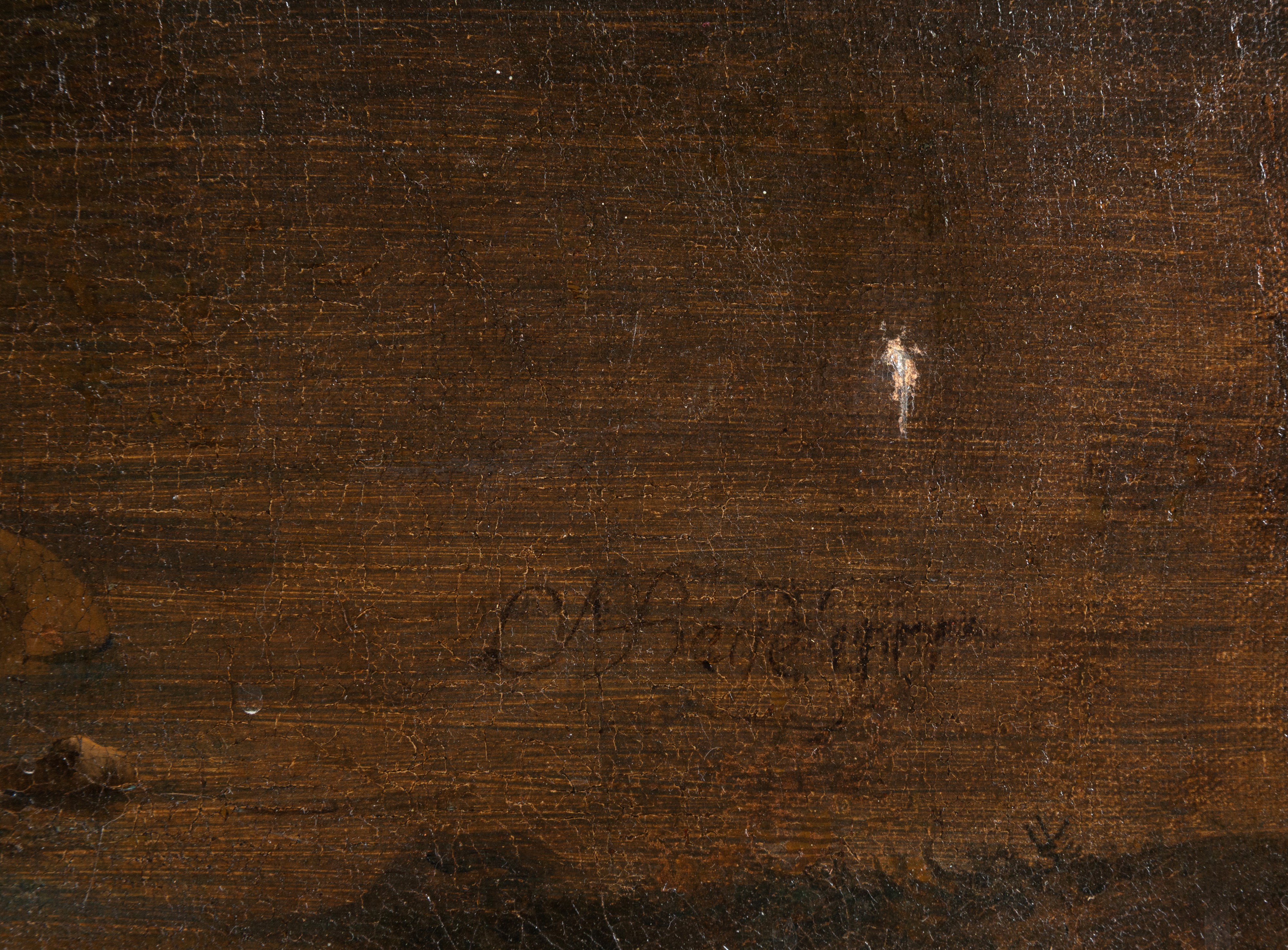 Abraham Begeyn - Personaggi con animali, olio su tela