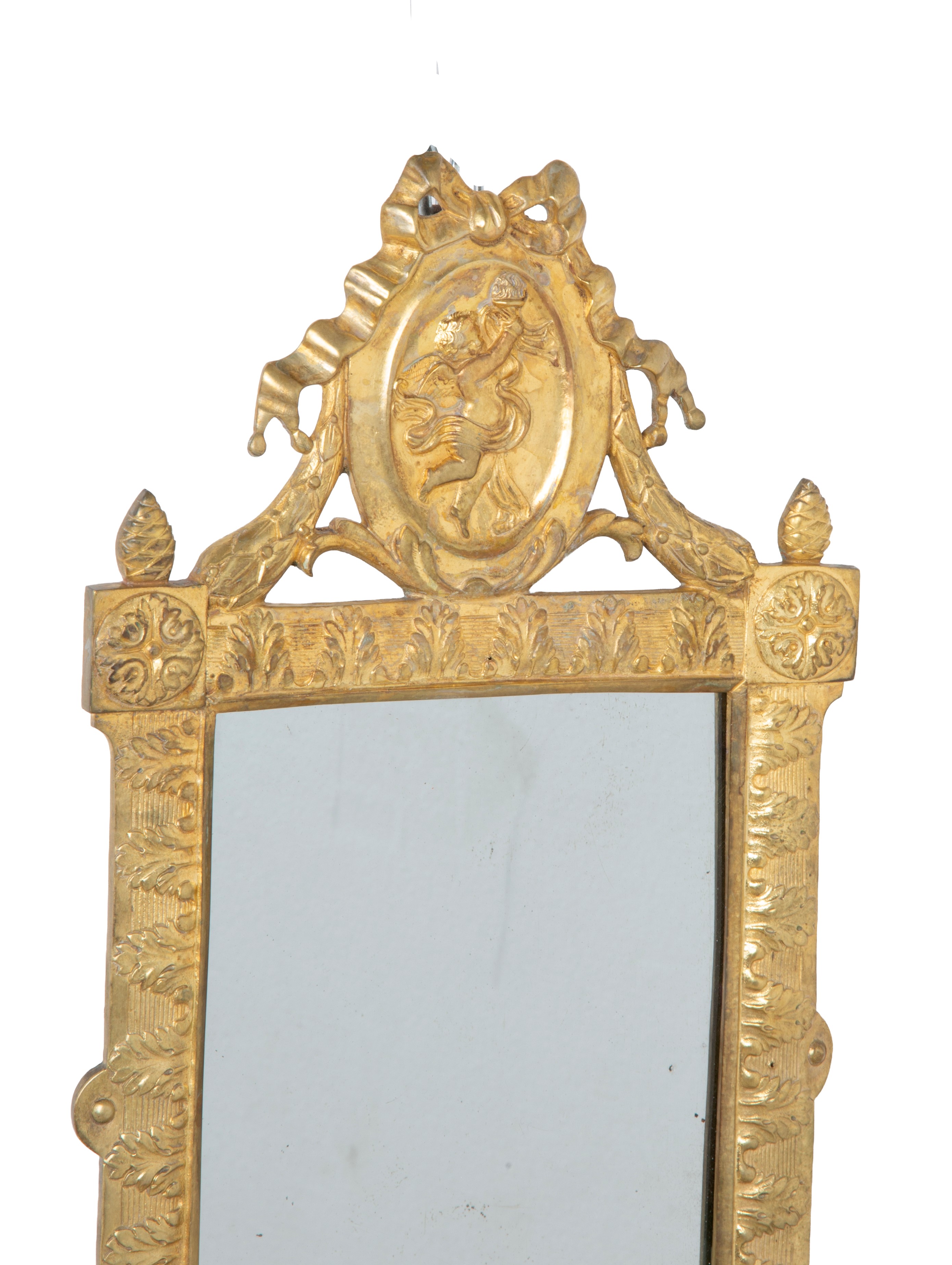 Coppia di ventoline, bronzo dorato (fine XIX-inizi XX secolo)