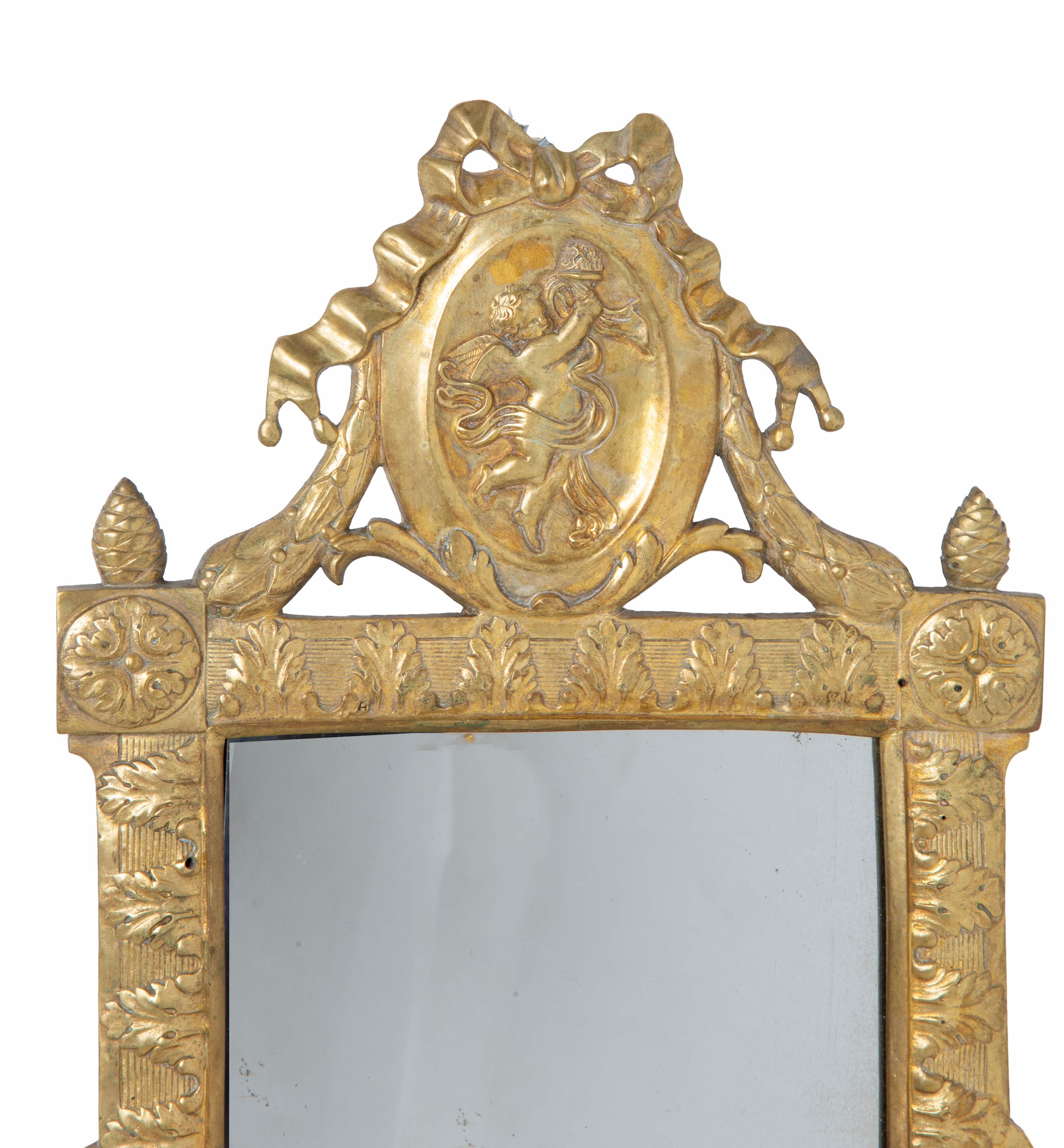 Coppia di ventoline, bronzo dorato (fine XIX-inizi XX secolo)